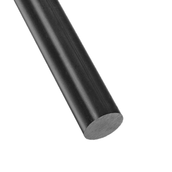 Acetal Round Plastic Rod Black - 8mm Dia