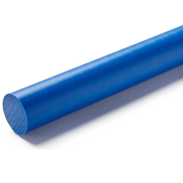 Acetal Round Plastic Rod Blue - 70mm Dia