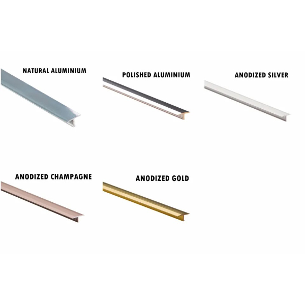 Aluminium 2.5m T Bar Threshold Trim Door Strip Profile