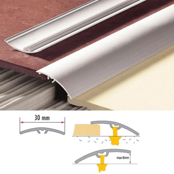 Carpet Cover Door Threshold Floor Trim Transition Strip Aluminium