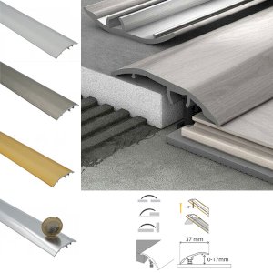 Aluminium Door Bar floor Trim Threshold Cover Strip T bar Adjustable