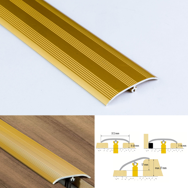 Aluminium Door Threshold Bars Transition Strip Laminate Trim Tiles