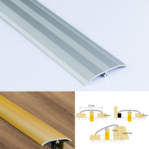 Aluminium Door Threshold Bars Transition Strip Laminate Trim Tiles