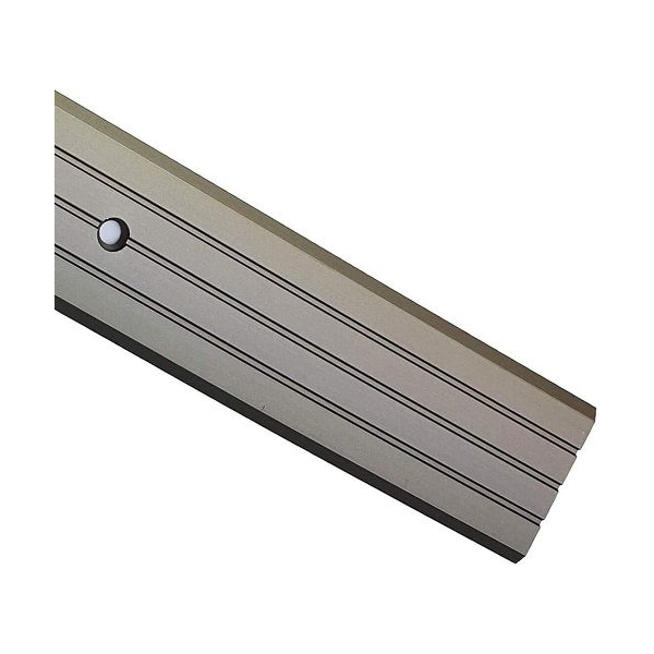 Rail Drilled Fluted Floor Threshold For Wooden Floor Aluminium