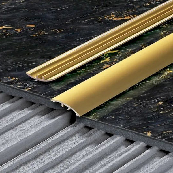 Aluminium Screw Fix Door Bars Threshold Strip Transition Trim Laminate Tiles