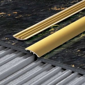 Aluminium Screw Fix Door Bars Threshold Strip Transition Trim Laminate Tiles