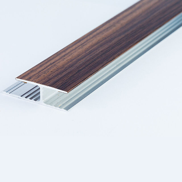 Aluminium Wood Effect Door Bar Threshold Floor Trim Laminate Connector