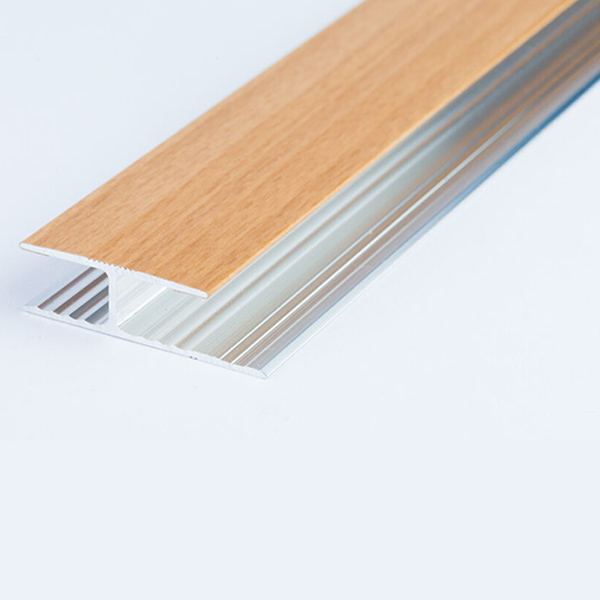 Aluminium Wood Effect Door Bar Threshold Floor Trim Laminate Connector