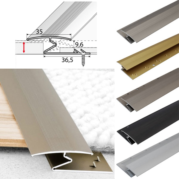 Aluminium Z Profiles For Joining Carpet to Wood Aluminium