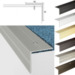 ANODISED Aluminium Anti Slip Stair Nosing Edge Trim