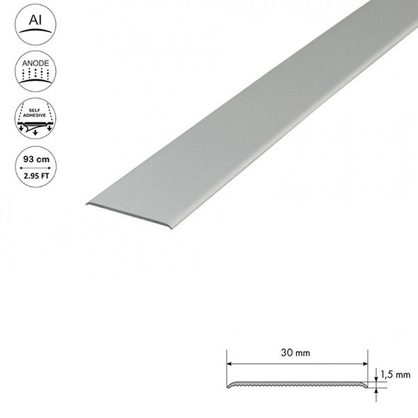 Self Adhesive Anodised Aluminium Door Threshold Floor Bar Edge Trim