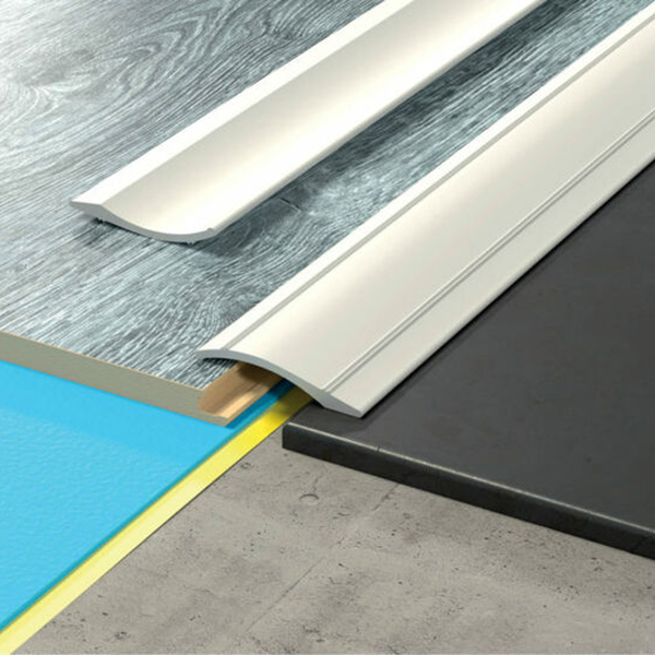 Self Adhesive Anodised Aluminium Door Floor Bar Trim Threshold Ramp