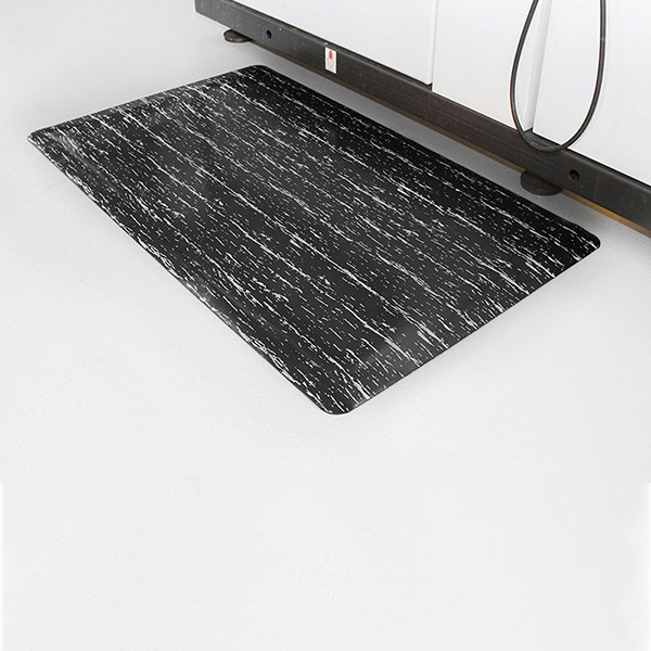 Black Anti Fatigue Foot Mat With 12.5 Thickness