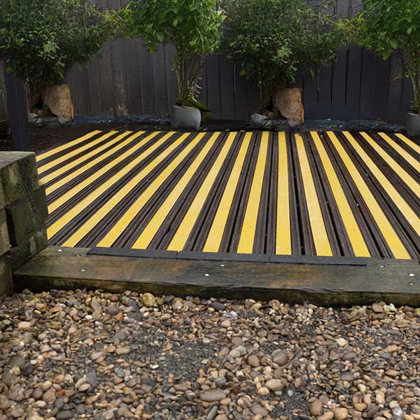 Anti Slip 50mm Pre Drilled GRP Decking Strips For Slippery Decking