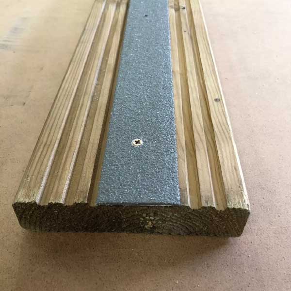 Anti Slip 50mm Pre Drilled GRP Decking Strips For Slippery Decking