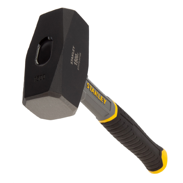 Anti-Slip Grip and Overstrike Protection for Heavy Duty Work Stanley 1500g Club Hammer