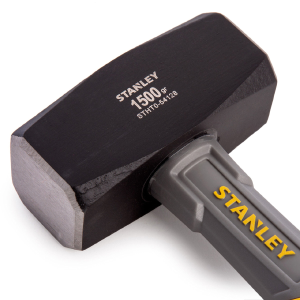 Anti-Slip Grip and Overstrike Protection for Heavy Duty Work Stanley 1500g Club Hammer