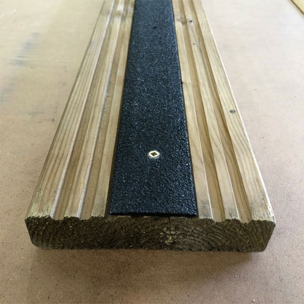 Anti Slip GRP Decking Strips for Slippery Decking Free Drilling & Screws