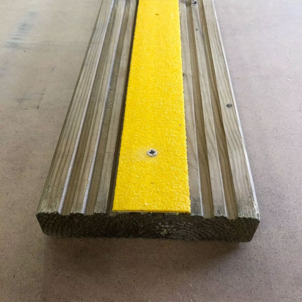 Anti Slip GRP Decking Strips for Slippery Decking Free Drilling & Screws