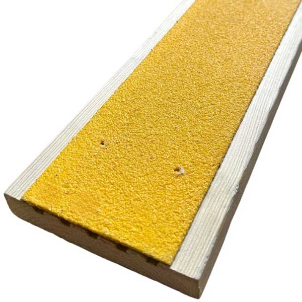 90mm Anti Slip GRP Strips for Slippery Decking & Ramps Free Screws