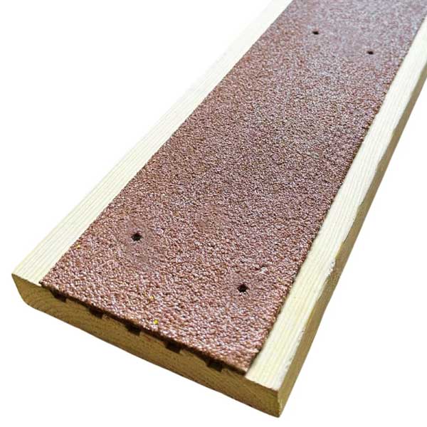 90mm Anti Slip GRP Strips for Slippery Decking & Ramps Free Screws