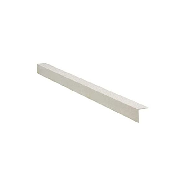 Anti-Slip Medium Grit Stair Nosing Cover 70mm x 30mm - White