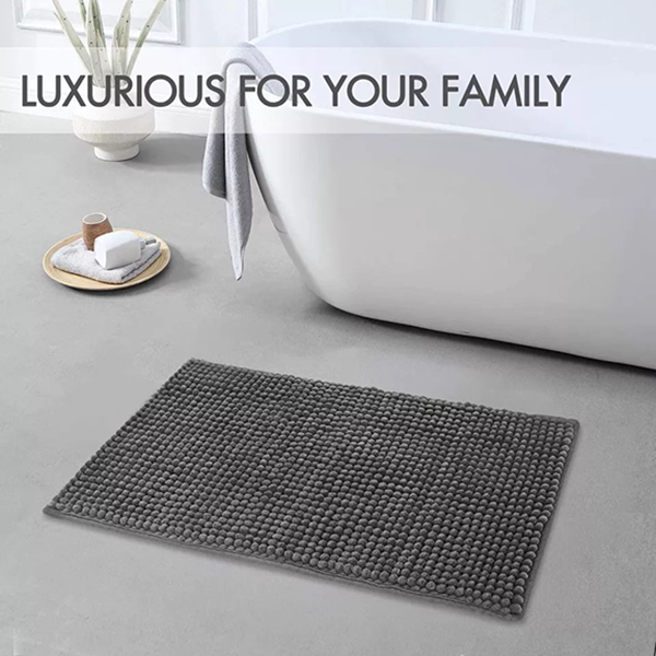 Soft Washable Non Slip Water Absorbent Shower Rug Anti Static Bath Mats