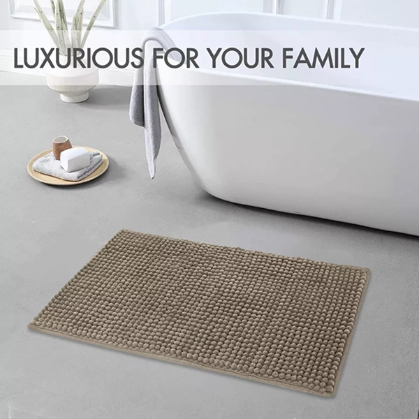 Soft Washable Non Slip Water Absorbent Shower Rug Anti Static Bath Mats