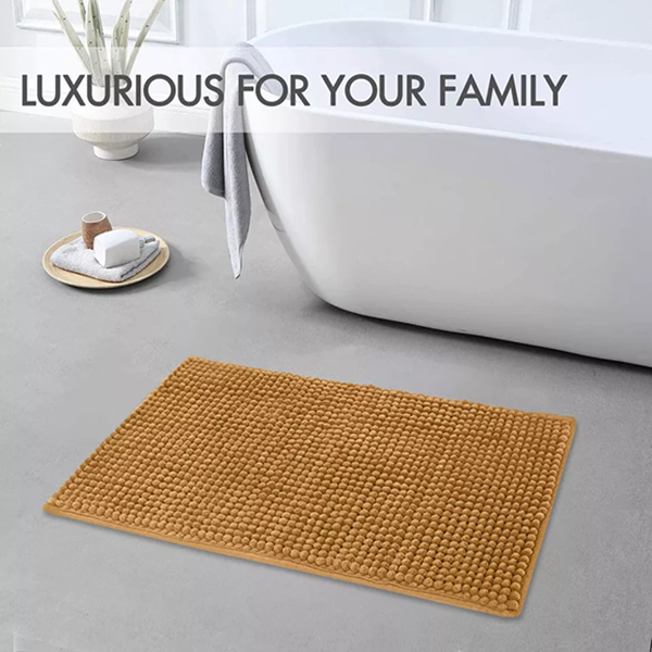 Soft Washable Non Slip Water Absorbent Shower Rug Anti Static Bath Mats