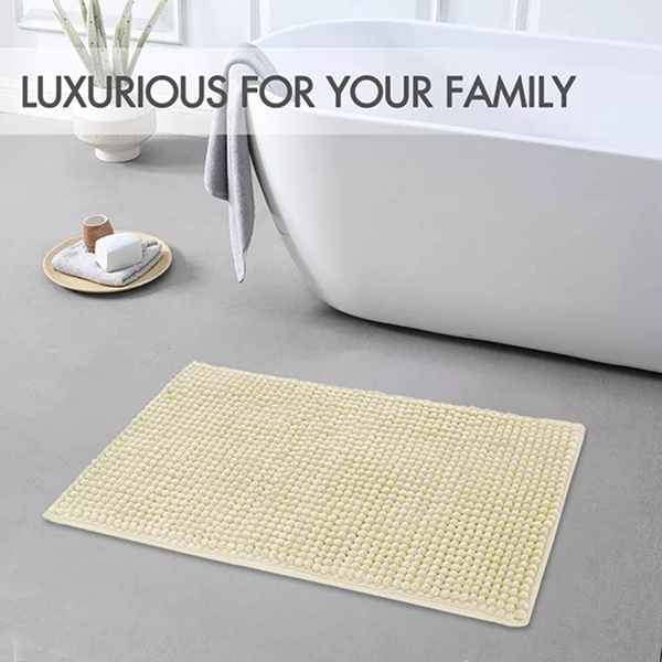 Soft Washable Non Slip Water Absorbent Shower Rug Anti Static Bath Mats