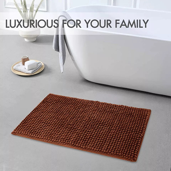 Soft Washable Non Slip Water Absorbent Shower Rug Anti Static Bath Mats