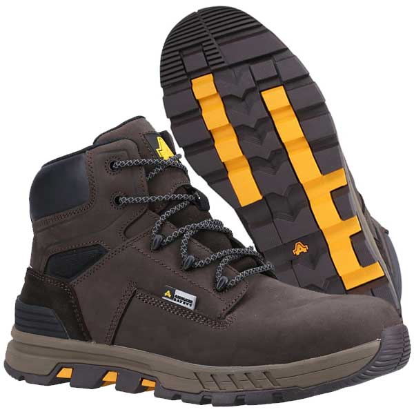 AS261 Amblers Safety Crane S3 Hro Src  Leather with Athletic Sole Boots