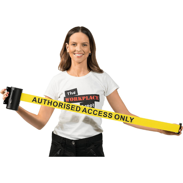 Queue Safety Cordon - Authorized Access Belt 