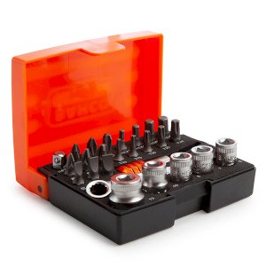 Bahco Chrome and Bit-Ratchet Plated Socket Set (26 Piece)