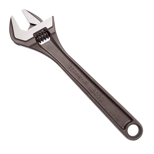 10 Inches Bahco Adjustable Spanner 255mm - 31mm Jaw Capacity with Comfortable Grip