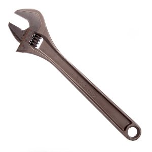 Bahco Adjustable Wrench with Comfortable Non-Slip Thermoplastic Grip Handle 12 Inches