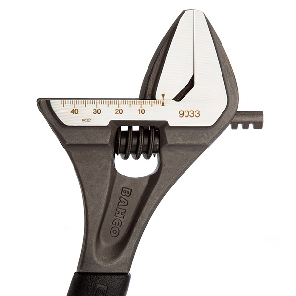 Bahco Precise and Efficient Fastening Adjustable Wrench Extra Wide Jaw Capacity