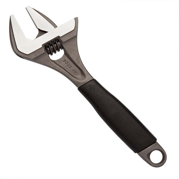 Bahco Precise and Efficient Fastening Adjustable Wrench Extra Wide Jaw Capacity