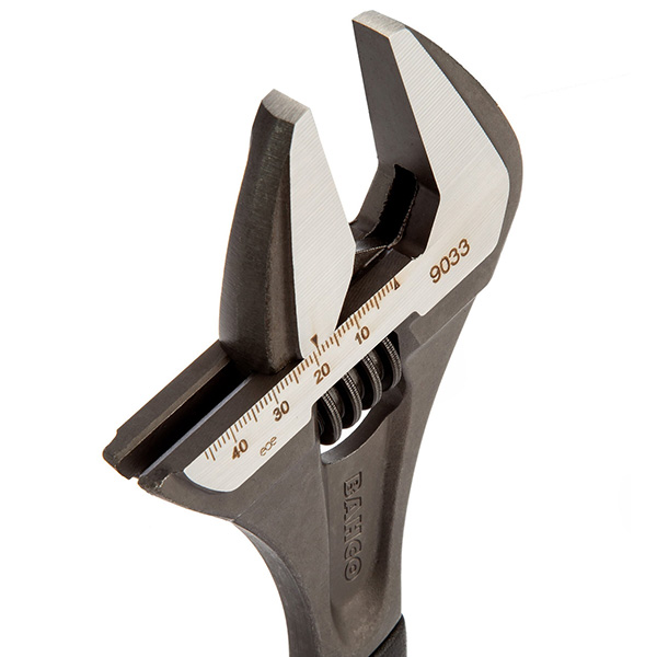 Bahco Precise and Efficient Fastening Adjustable Wrench Extra Wide Jaw Capacity