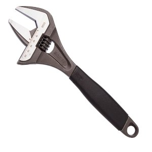 Bahco Adjustable Wrench with Extra Wide Jaw Capacity