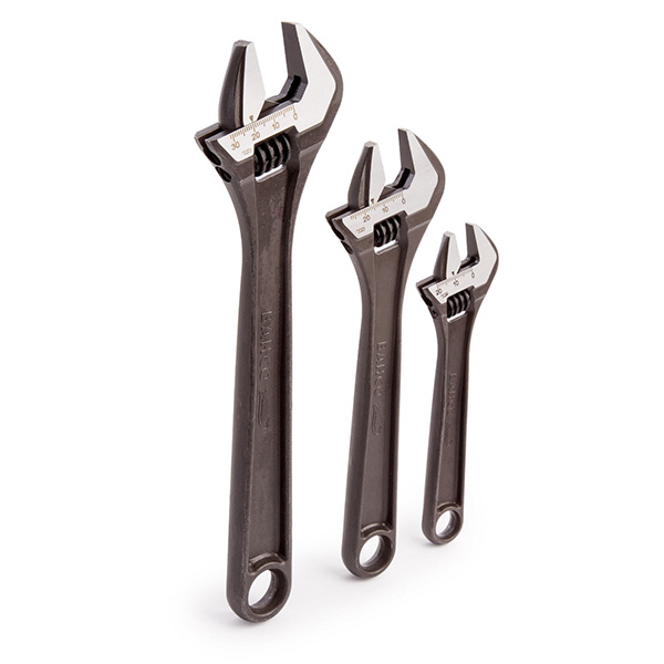 Bahco Adjustable Ergonomic Handle Wrench Set of 3 Piece