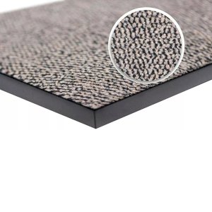 Beige/Black Heavy Duty Non Slip Rubber Barrier Mats For Indoor And Outdoor