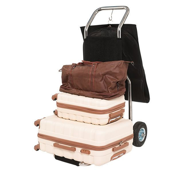 Black Carpet Stainless Steel Sack Truck