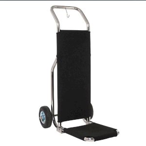 Black Carpet Stainless Steel Sack Truck