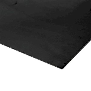 Black Neoprene Diaphragm Single PLY Nylon Insertion Rubber Sheet 1.5m Wide