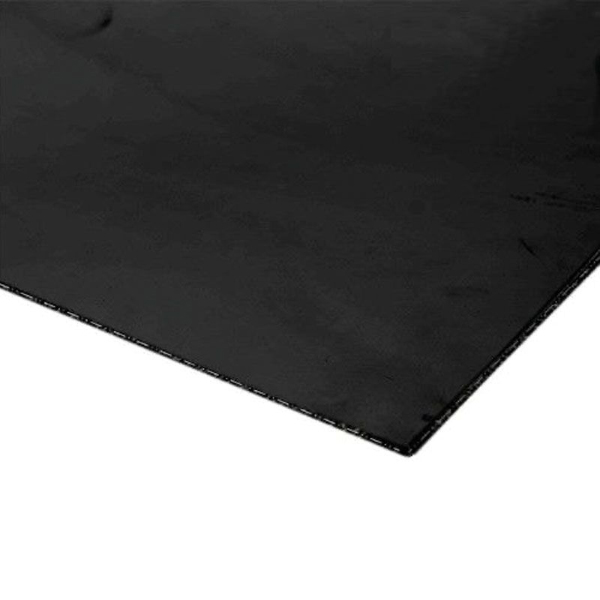 Black Neoprene Diaphragm Single PLY Nylon Insertion Rubber Sheet 1.5m Wide