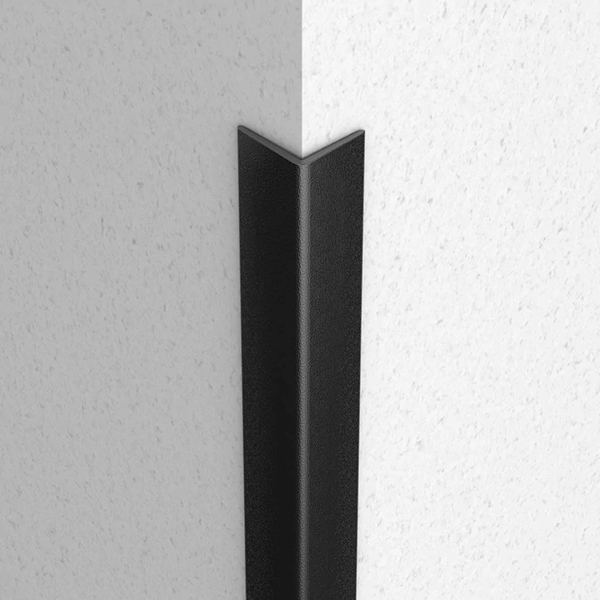 Black Plastic PVC Corner 90 Degree Angle Trim