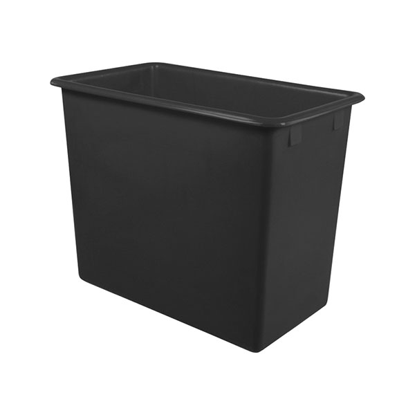 Heavy-Duty Black Plastic Tanks- Recycled Polyethylene