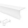 White Plastic PVC Corner 90 Degree Angle Trim 1m Long 