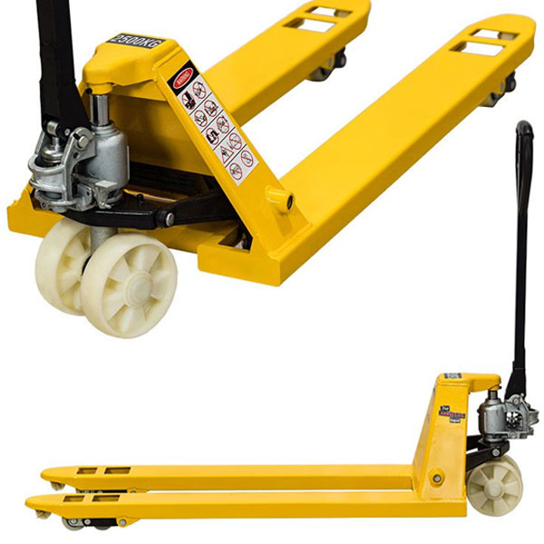 Black & Yellow Manual Hydraulic Hand Pallet Truck 